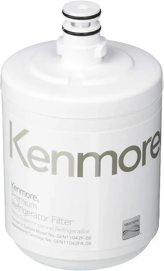 Refrigerator water filter cartridge Kenmore 9890 ADQ72910902 white canister with O-rings on Tampa Home & Garden Store