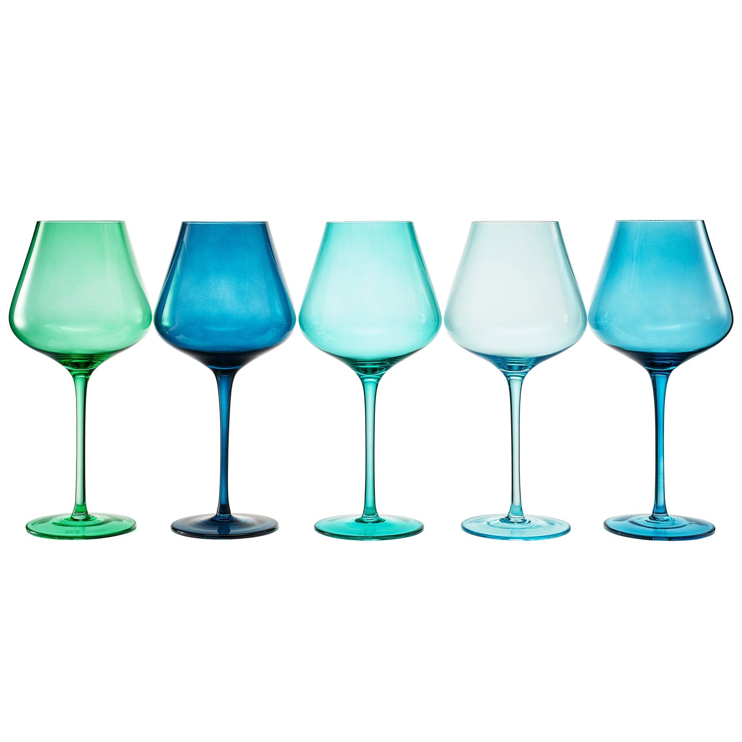 Stagioni Hawaii Stemmed Wine Glasses Set of 5