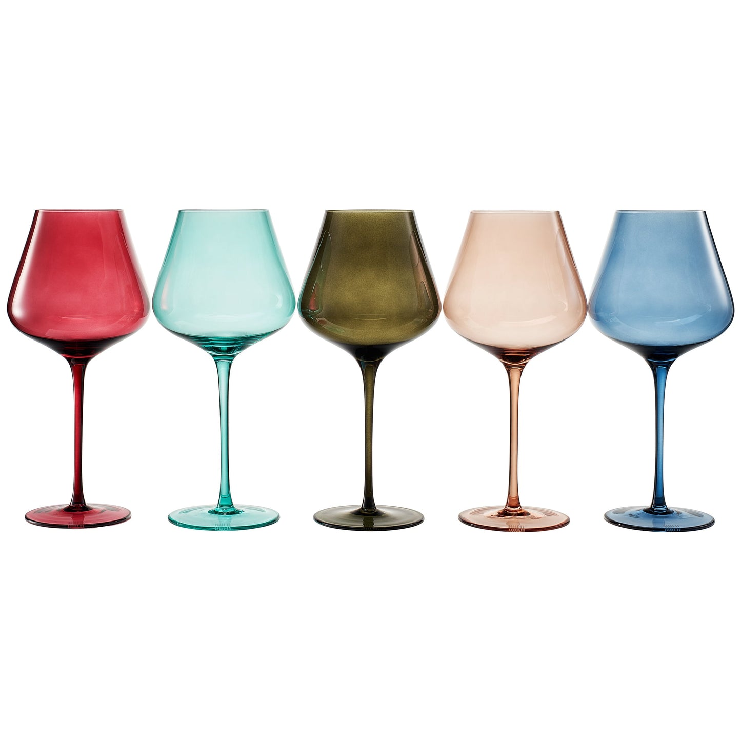 Stagioni Rome Stemmed Wine Glasses Set of Five