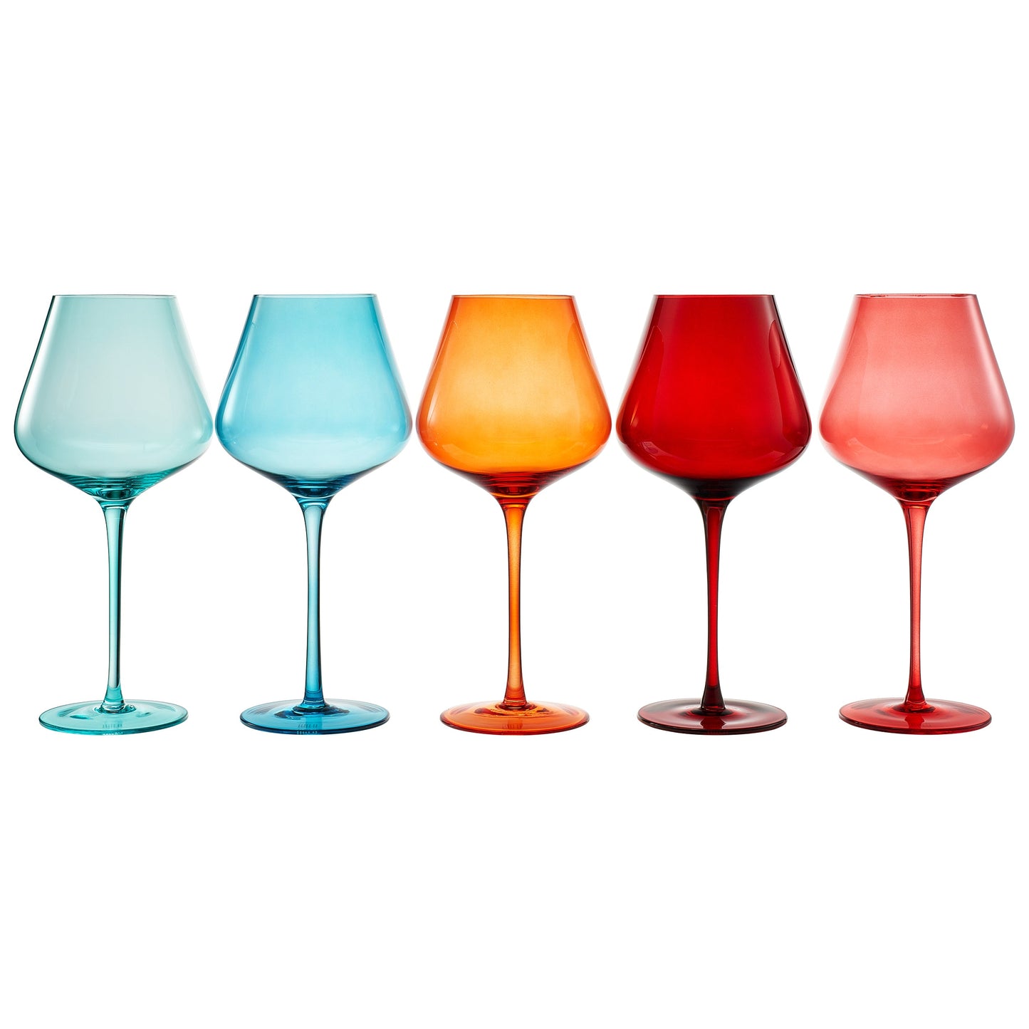 Stagioni San Francisco Set of 5 Wine Glasses