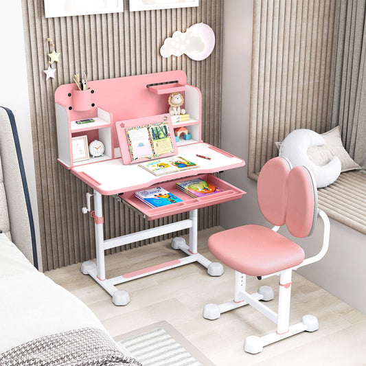 Kid's Study Desk and with Tilt Desktop and Pen Holder - Tampa Home & Garden Store