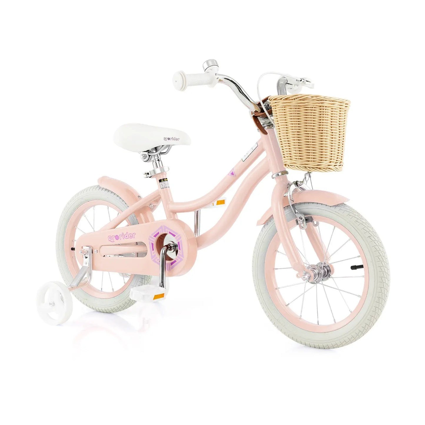 14-Inch Kids Bike with Training Wheels and Adjustable Handlebar Seat-Blue - Tampa Home & Garden Store