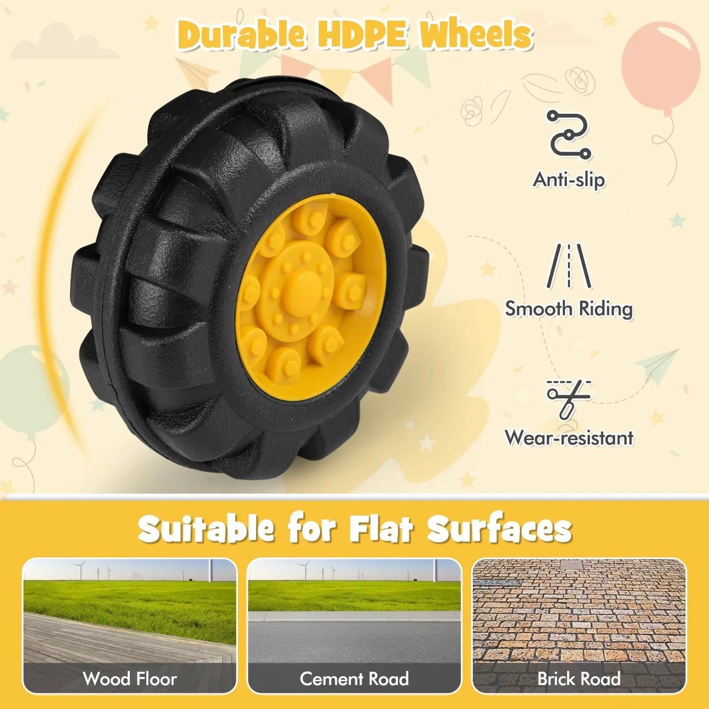 Kids Ride On Bulldozer Toy Play Truck with Adjustable Bucket Aged 3+ Years Old - Tampa Home & Garden Store