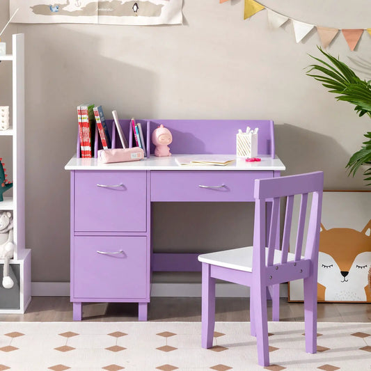 3-piece bar table and chairs counter-height set in lavender with white tabletop and two stools on Tampa Home & Garden Store