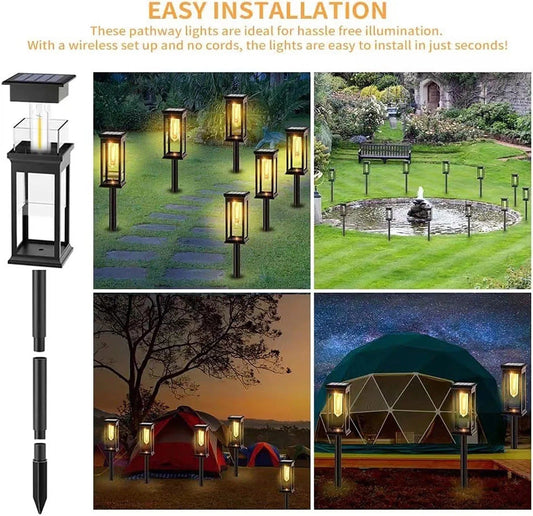 ☀️ Kidsjoy Solar Pathway Lights – 6 Pack - Tampa Home & Garden Store