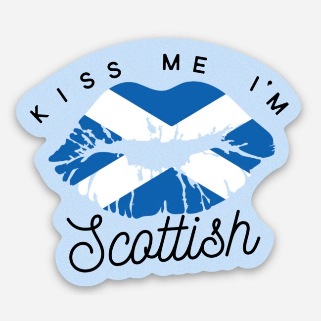 Kiss Me I'm Scottish 2" Sticker - Tampa Home & Garden Store