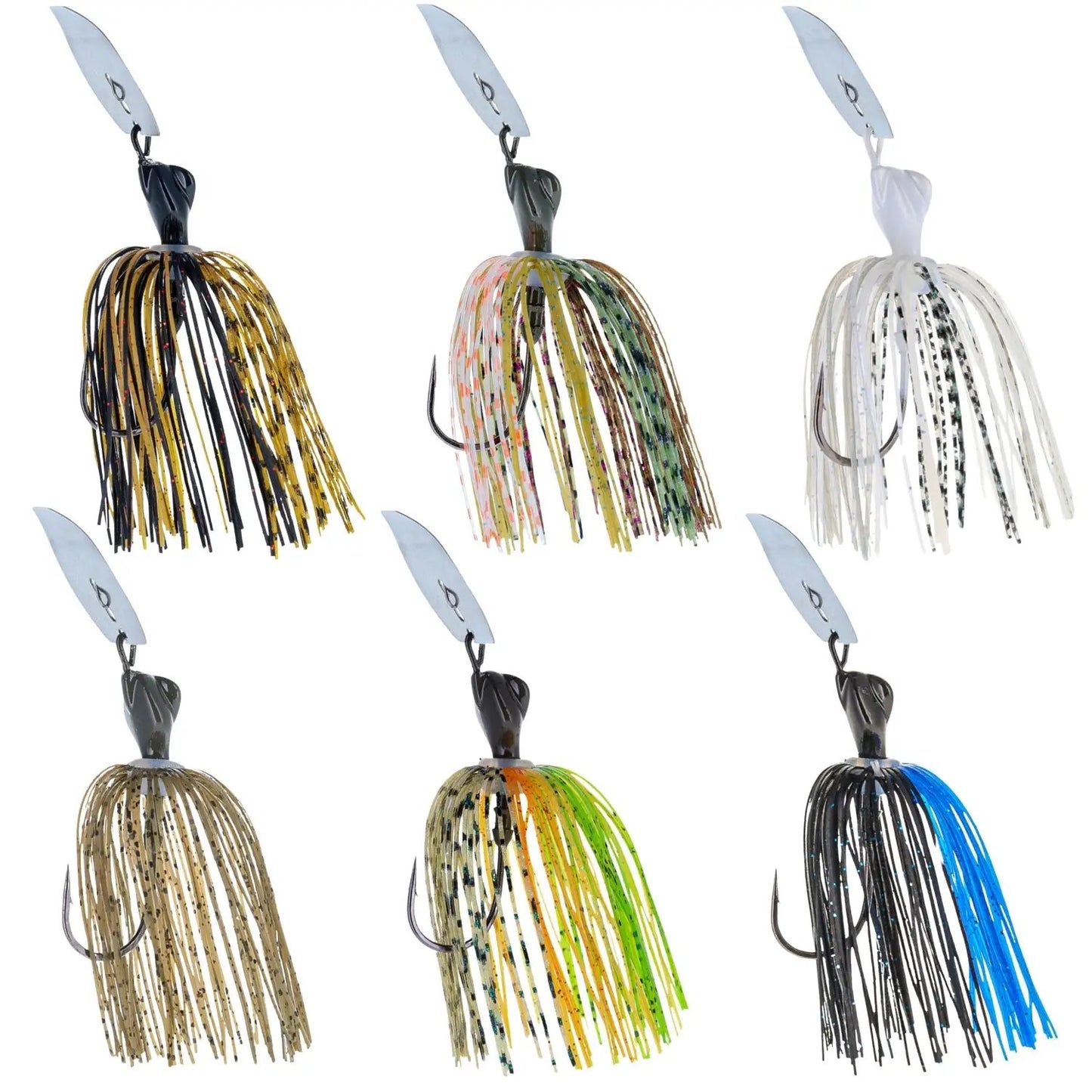 Reaction Tackle Lead Breaker Jigs 9-pack assortment with multi-color skirted lures on Tampa Home & Garden Store