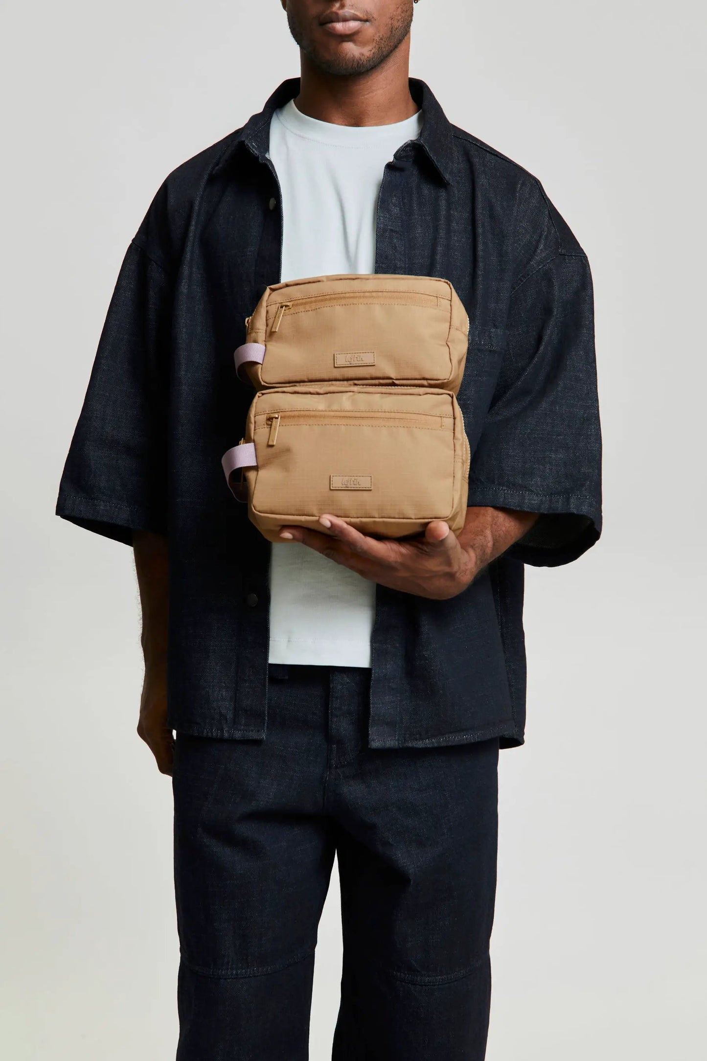 Kei Double Washbag Toffee Vandra - Tampa Home & Garden Store