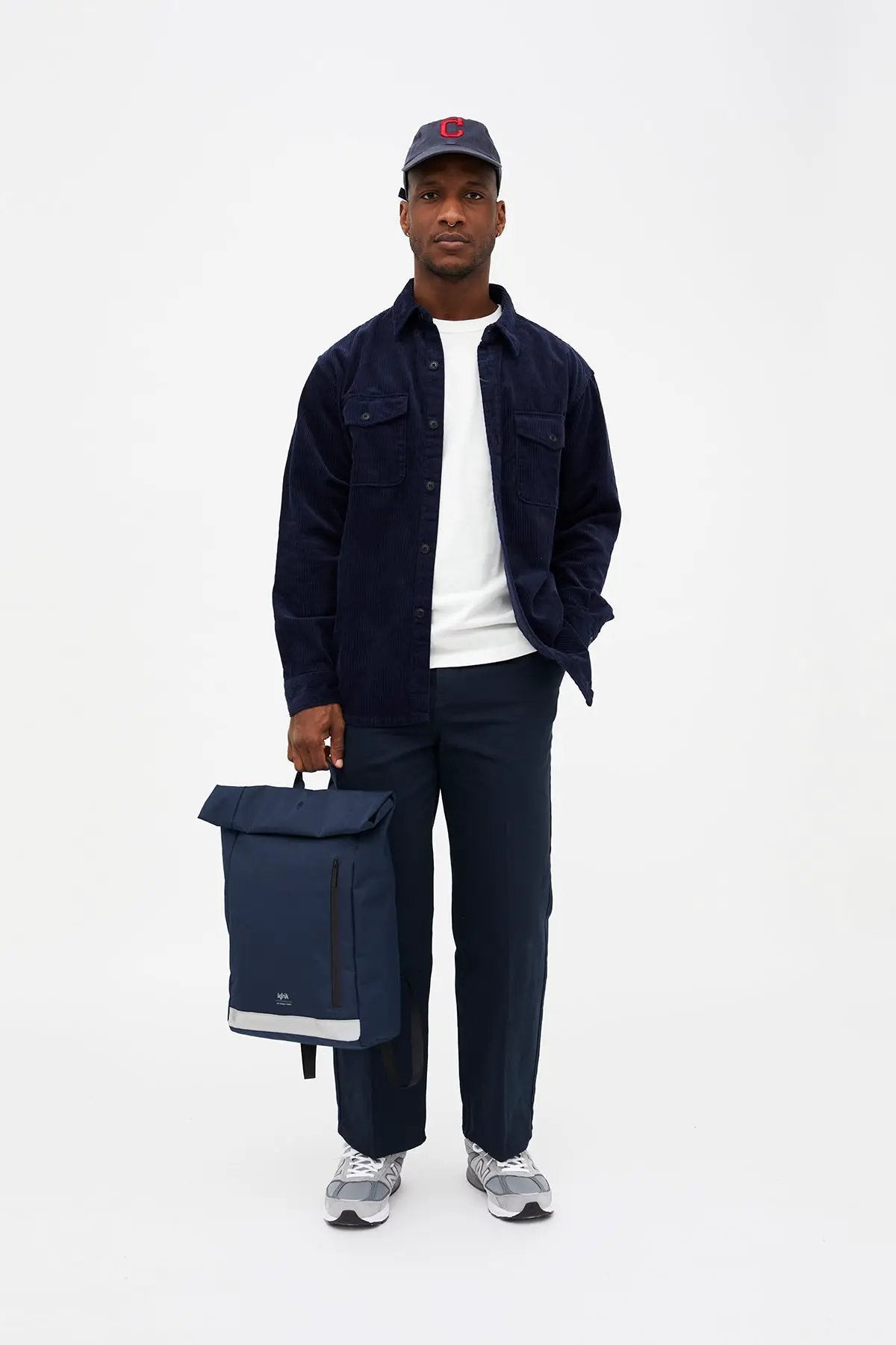 Roll Reflective Backpack Navy - Tampa Home & Garden Store