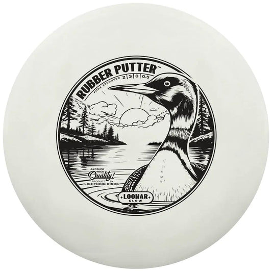 Lightning Loonar Glow Rubber Putter Golf Disc - Tampa Home & Garden Store