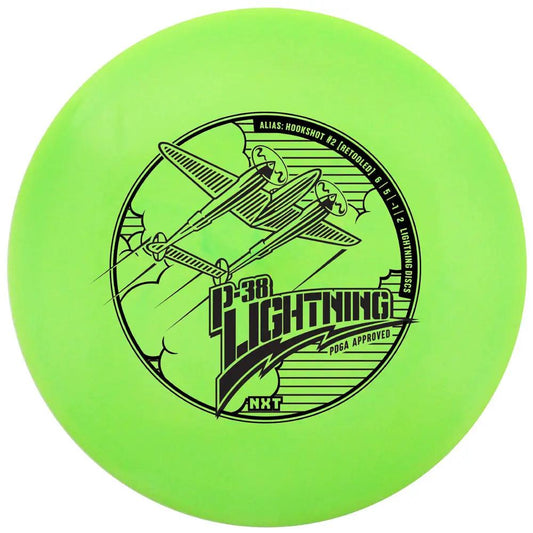 Lightning NXT P38 Hookshot Fairway Driver Disc neon lime with black artwork PDGA approved on Tampa Home & Garden Store