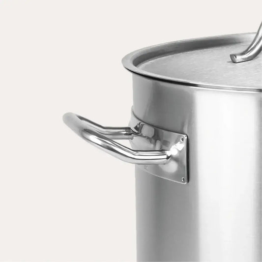 Stock pots large 18/10 stainless steel rondeau with lid CRISTEL USA on Tampa Home & Garden Store