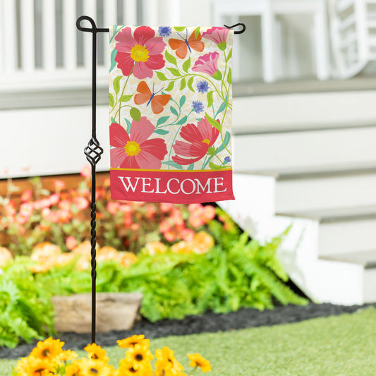 Wildflower Bunch Suede Garden Flag - Tampa Home & Garden Store
