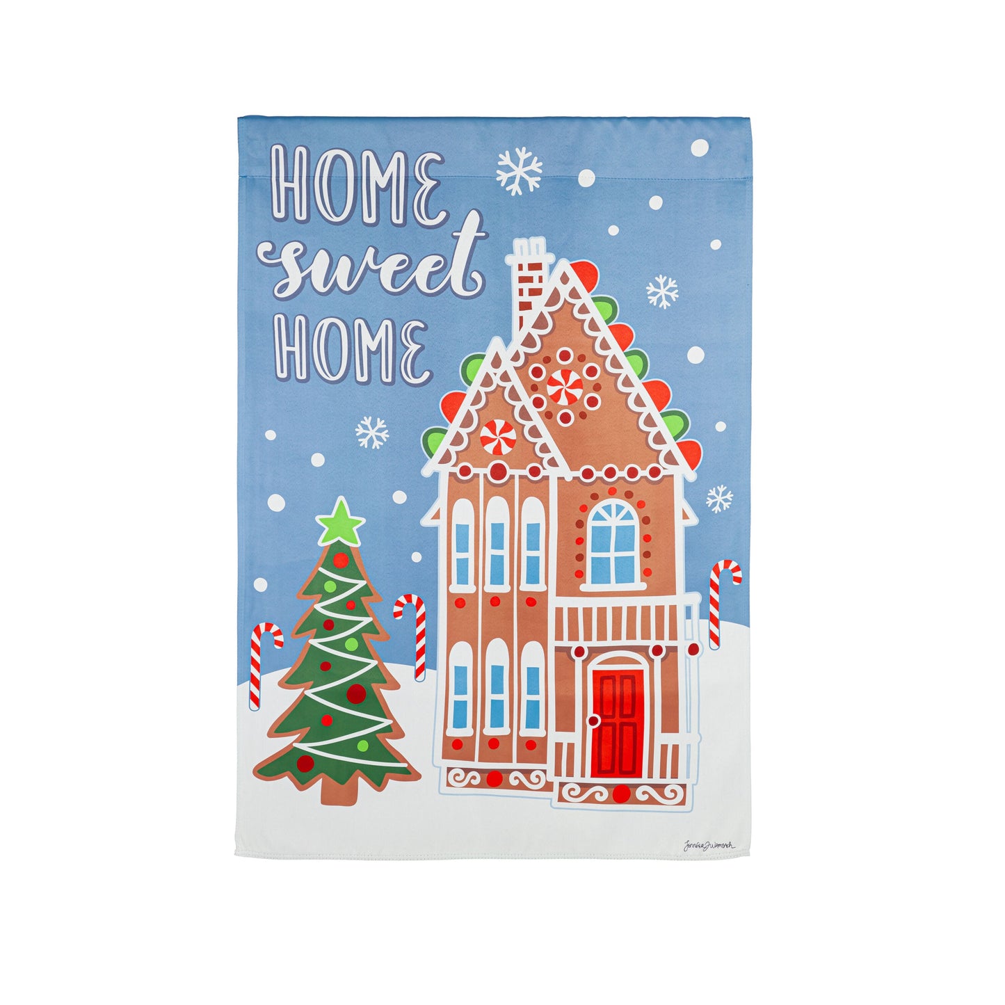 Bandera de casa de gamuza de Gingerbread Home