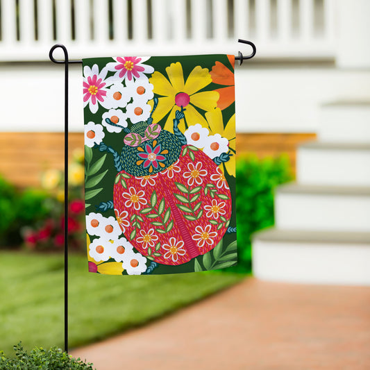 Bloom & Burst Butterfly Suede Garden Flag Front & Back - Tampa Home & Garden Store