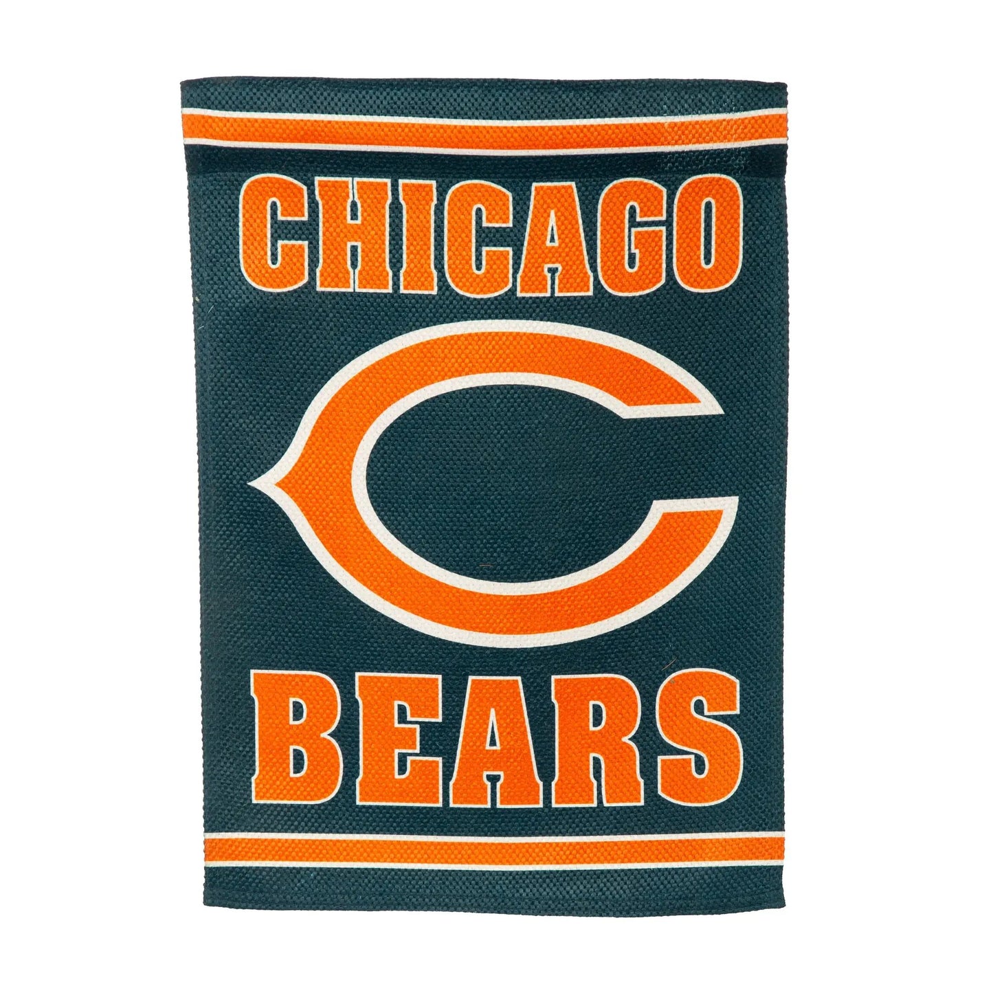 Embossed Suede Flag, GDN Size, Chicago Bears - Tampa Home & Garden Store