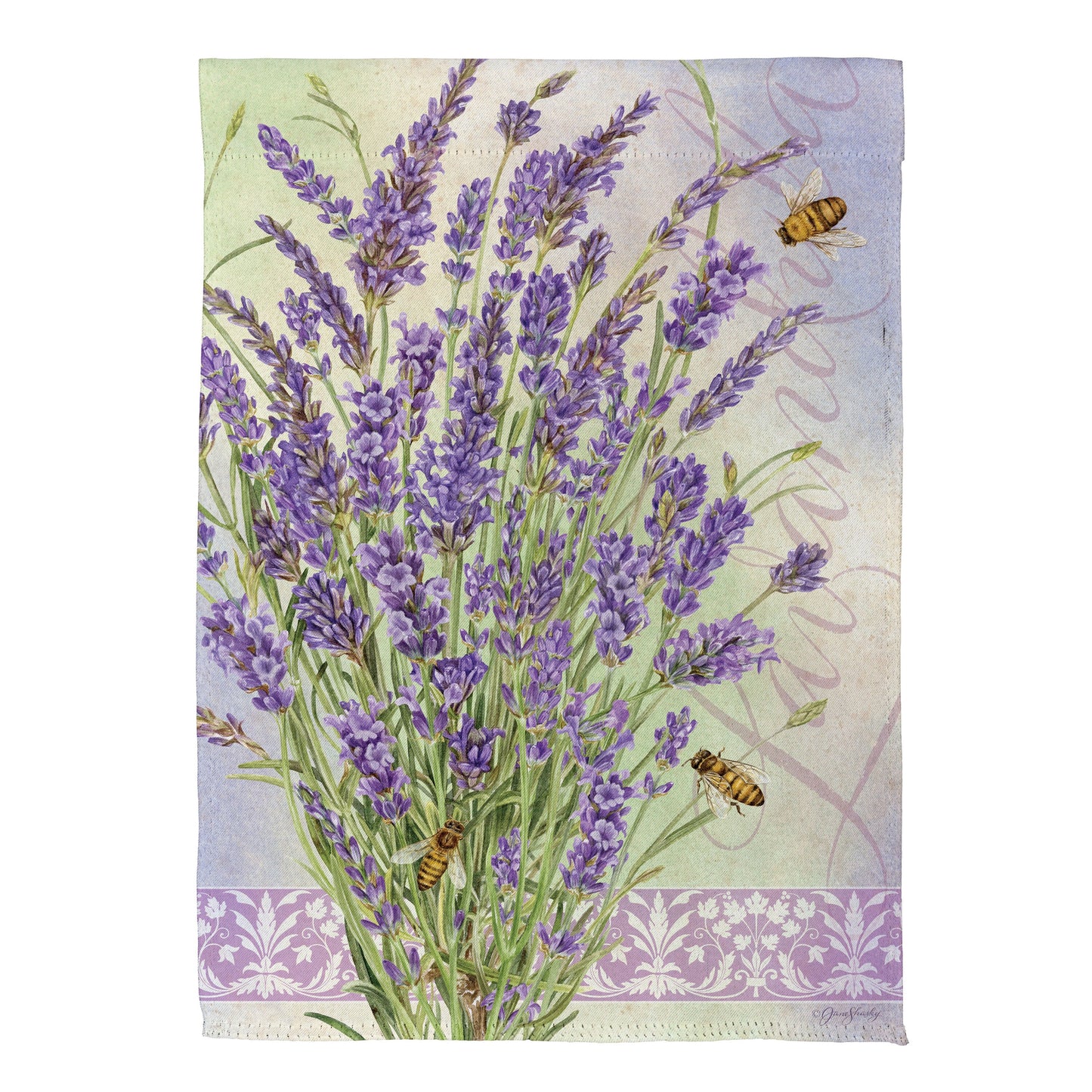 Lavender Bouquet Suede Garden Flag - Tampa Home & Garden Store
