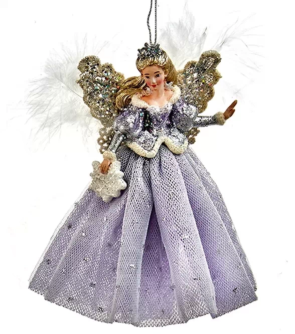 Lavender Snow Queen Ornament - - Tampa Home & Garden Store