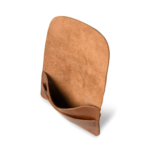 Premium leather coin holder wallet in tan leather by Classy Leather Bags on Tampa Home & Garden Store