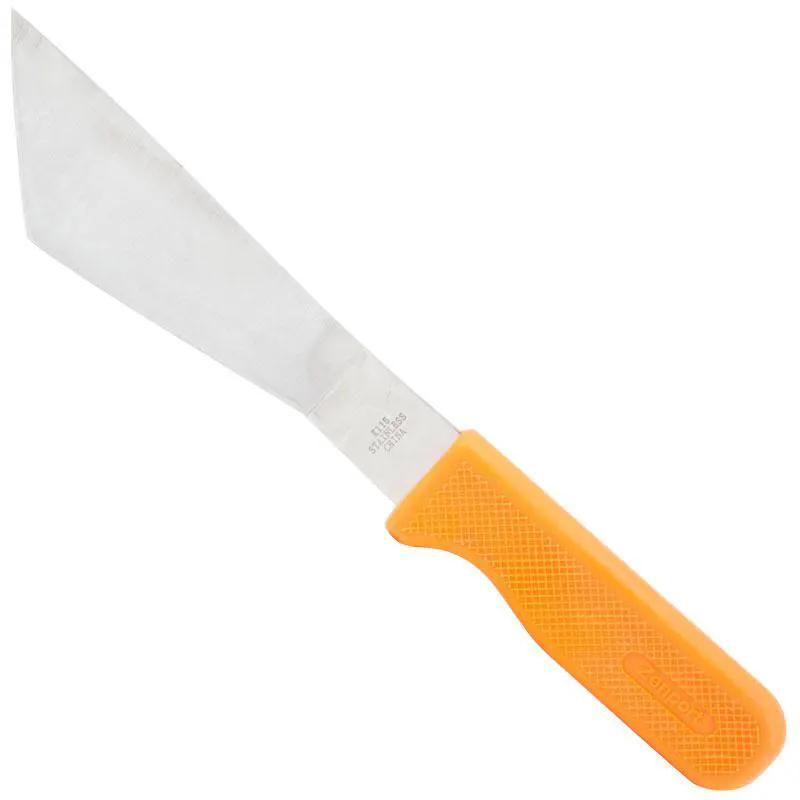 Lettuce harvesting knife with orange handle, stainless steel blade, Grow Organic on Tampa Home & Garden Store