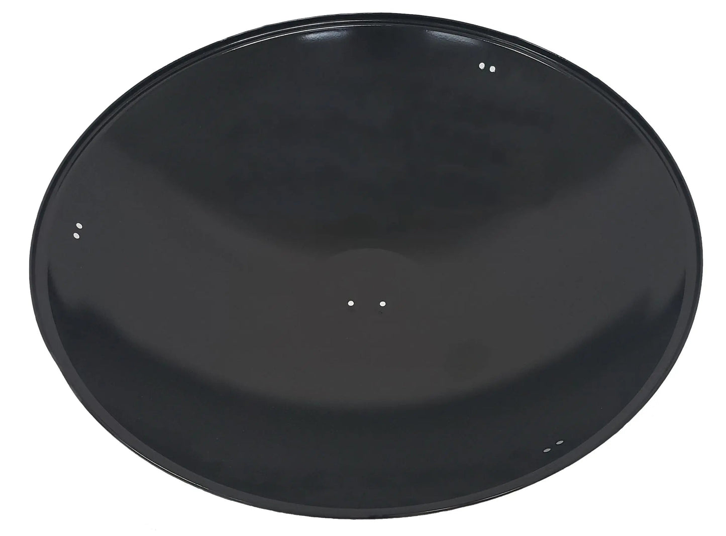 Lid for 01471 28-inch Bessemer Outdoor Fireplace, black metal lid with small vent holes on Tampa Home & Garden Store