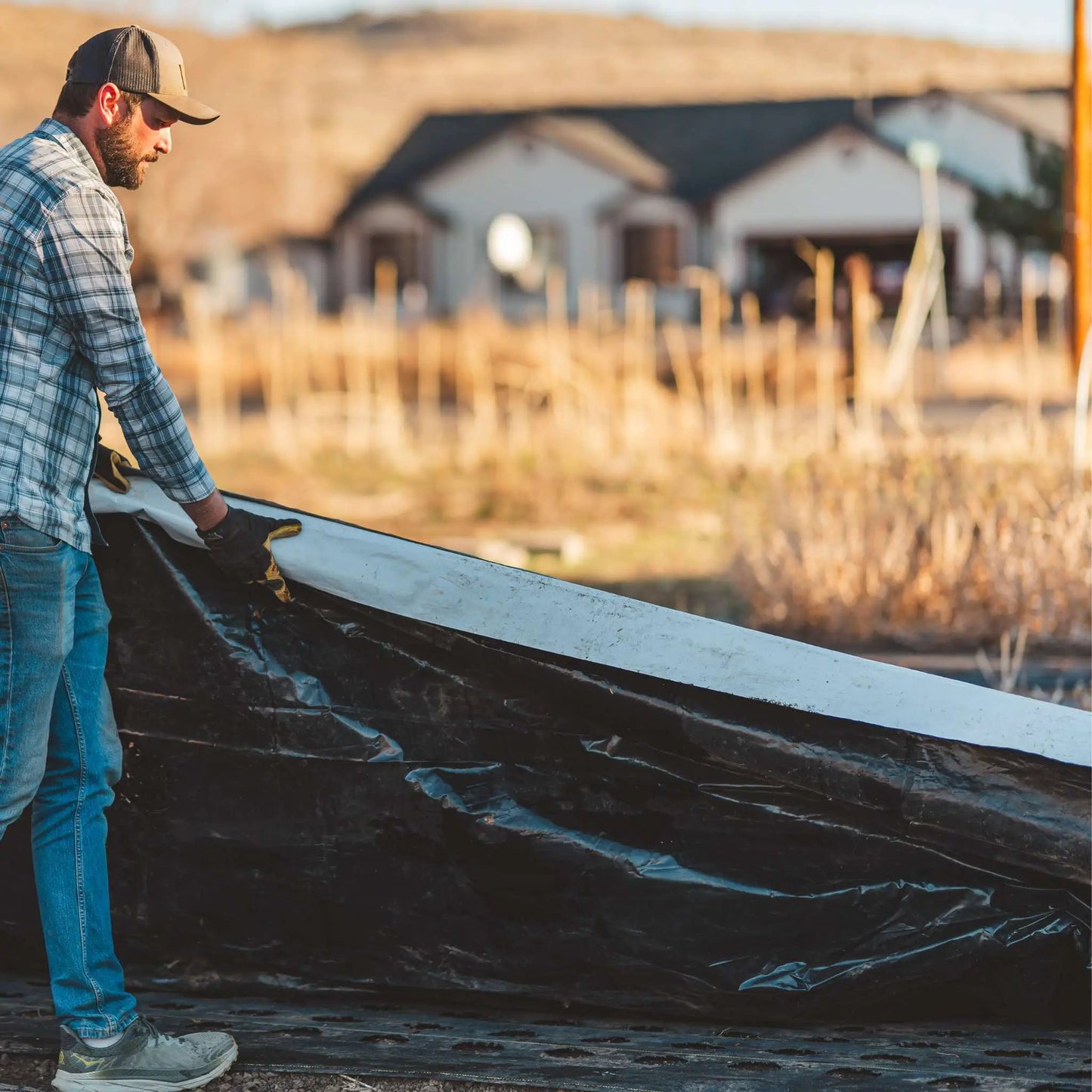 Light Deprivation Tarp Blackout Plastic & Weed Blackout | 6 mil - Tampa Home & Garden Store