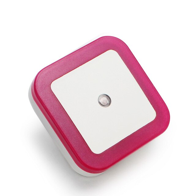 Smart Sensor Night Light plug-in LED, pink square frame, Moktan Sabai on Tampa Home & Garden Store