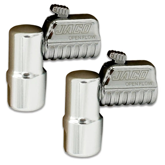 Lightning L2 Tire Air Chuck trio, 1/4 F-NPT push-to-lock open-flow chrome JACO on Tampa Home & Garden Store