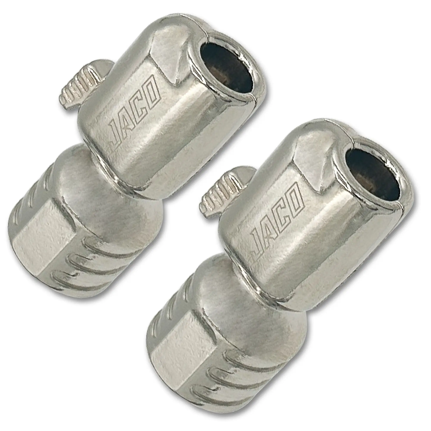 Air Chuck Lightning S Series tire open-flow 2-pack by JACO chrome metal on Tampa Home & Garden Store