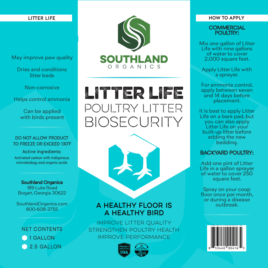 Litter Life Poultry Litter Treatment | Litter Amendments