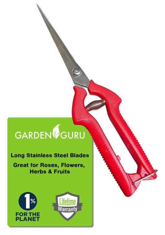 Long Blade Garden Pruning Snips Clippers - Tampa Home & Garden Store
