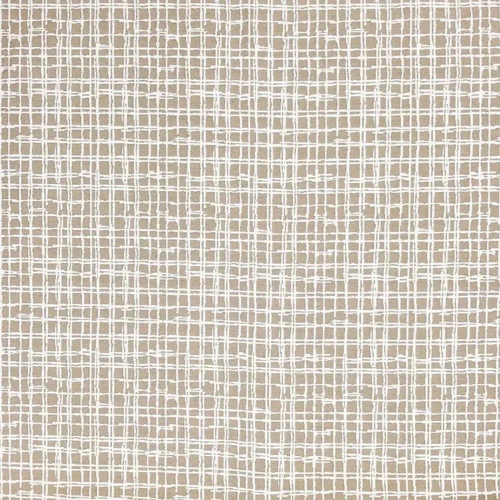 Lounger Pet Bed Dapper Dalmatian beige grid fabric on Tampa Home & Garden Store