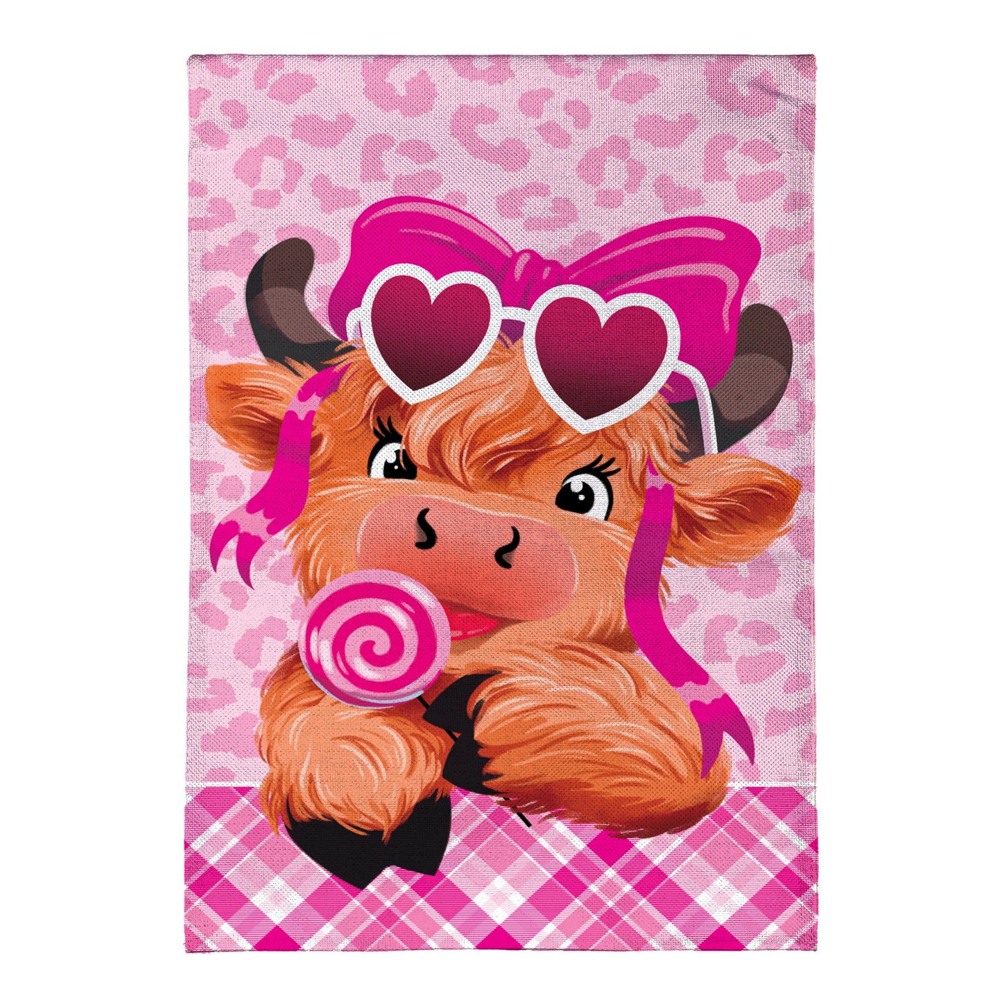 Lovely Laverne The Highland Cow Burlap Garden Flag - Tampa Home & Garden Store