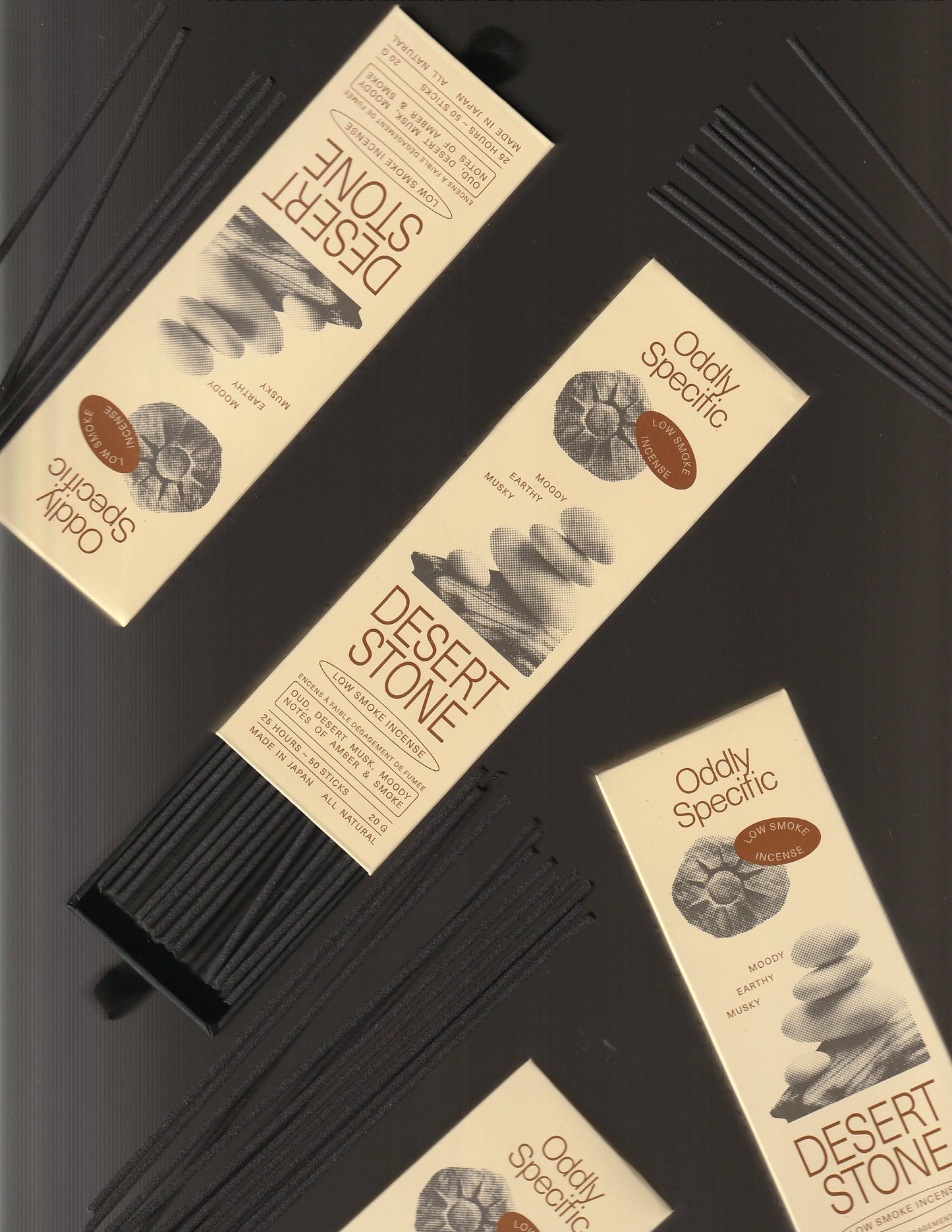 Low Smoke Incense, Made in Japan, Natural | Desert Stone - Tampa Home & Garden Store