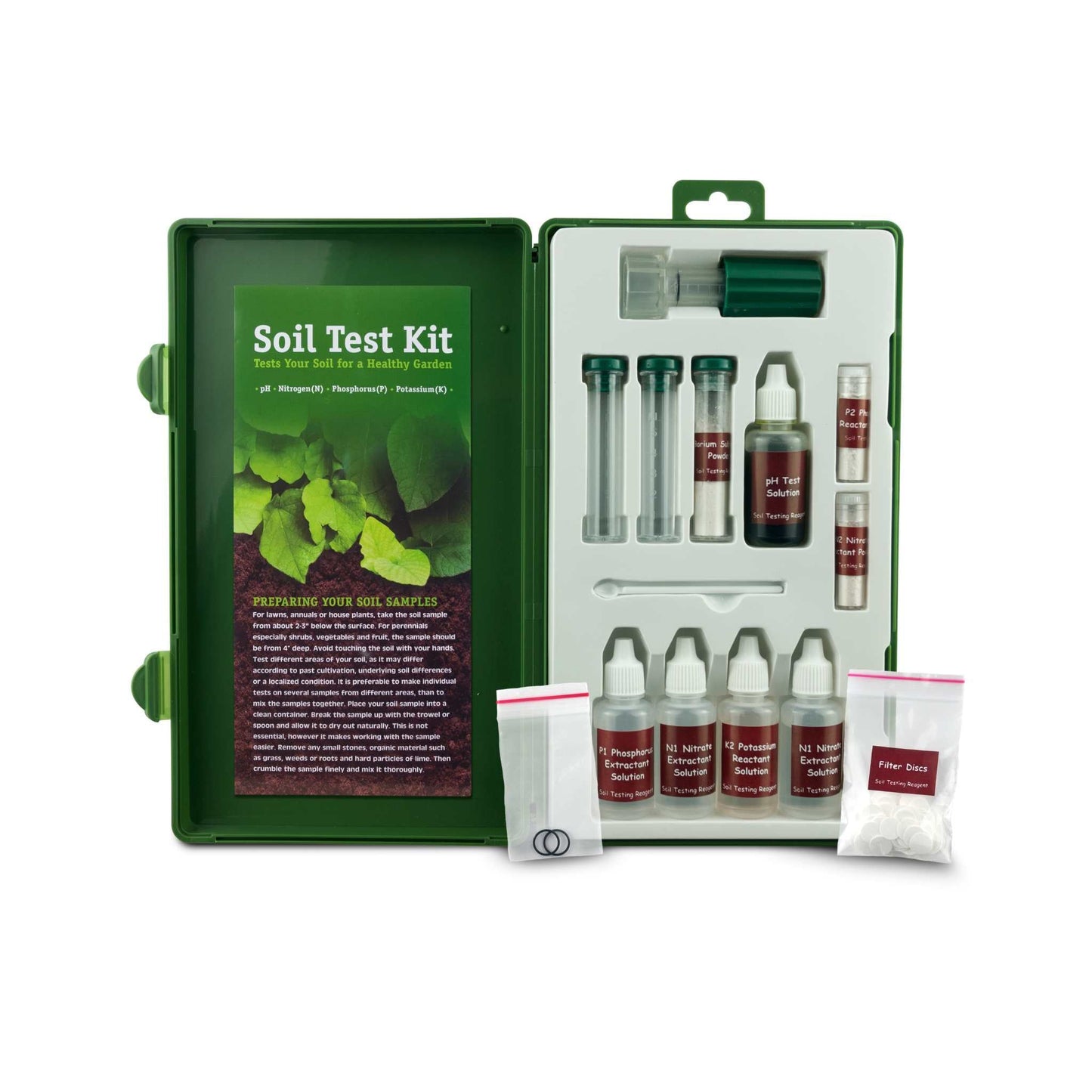 Kit de sol professionnel Luster Leaf 1662 avec 40 tests