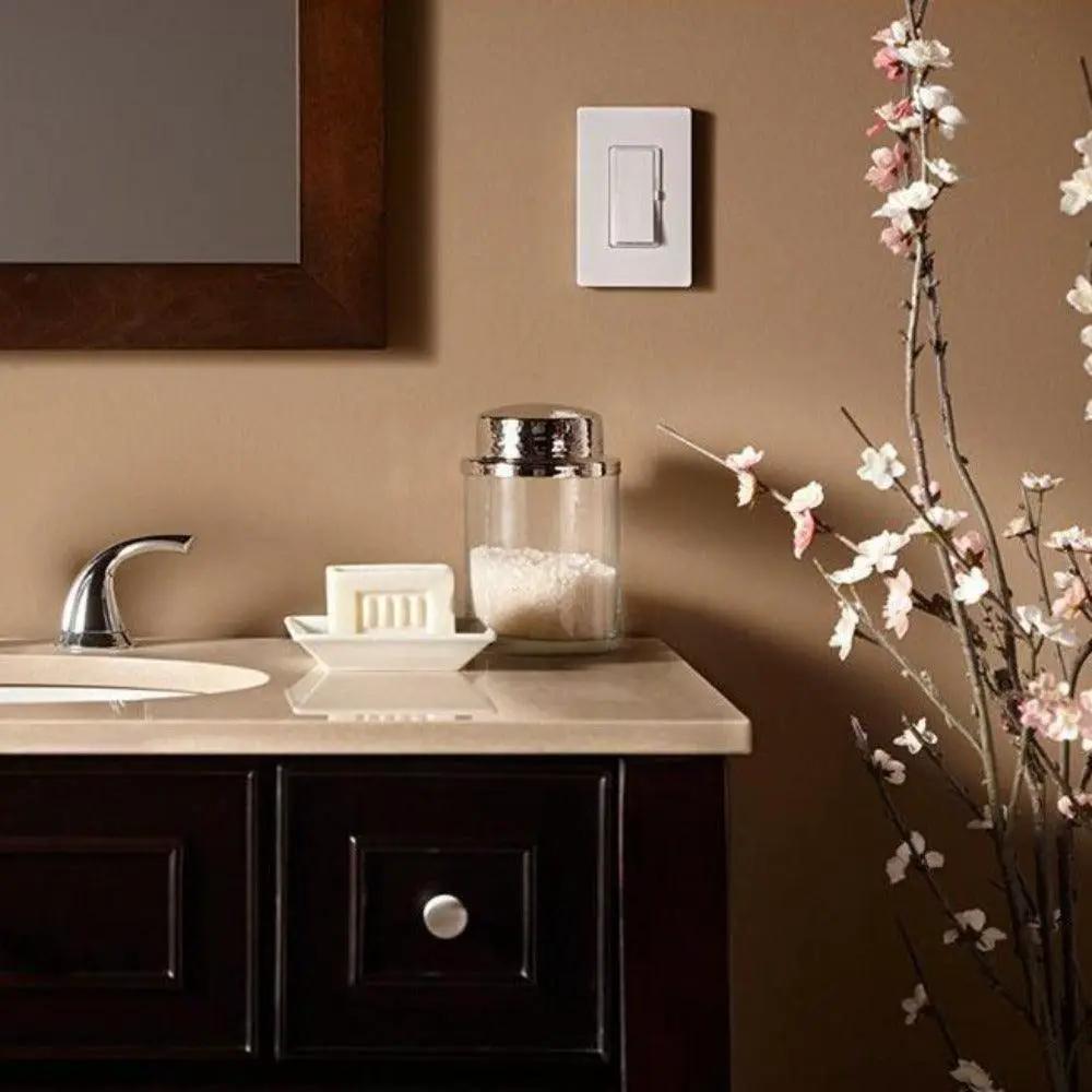 Lutron Diva C.L Dimmer Switch for Dimmable LED, Halogen and Incandescent Bulbs, Single-Pole or 3-Way, White - Tampa soil911.com
