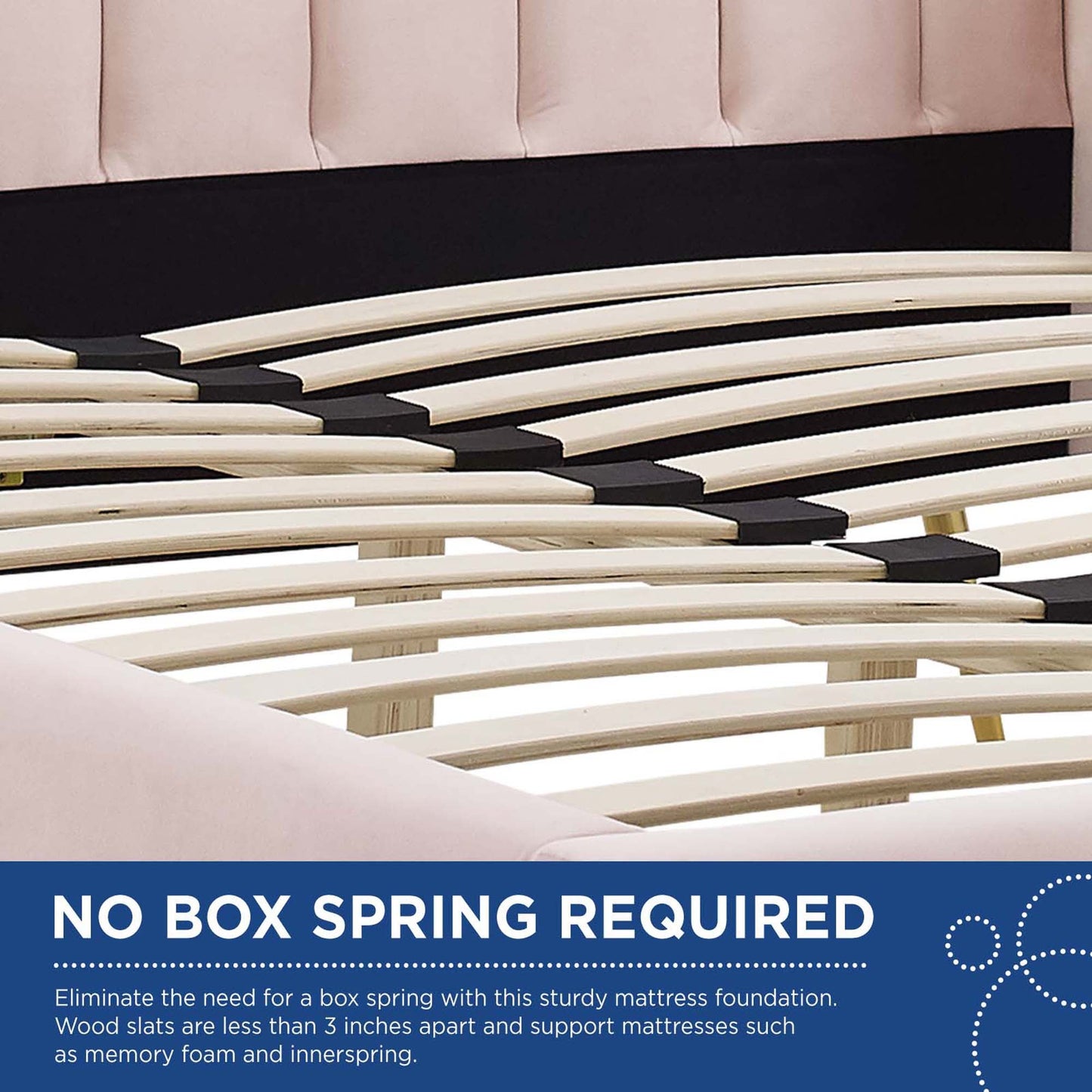 Lana Performance Velvet Queen Wingback Bed