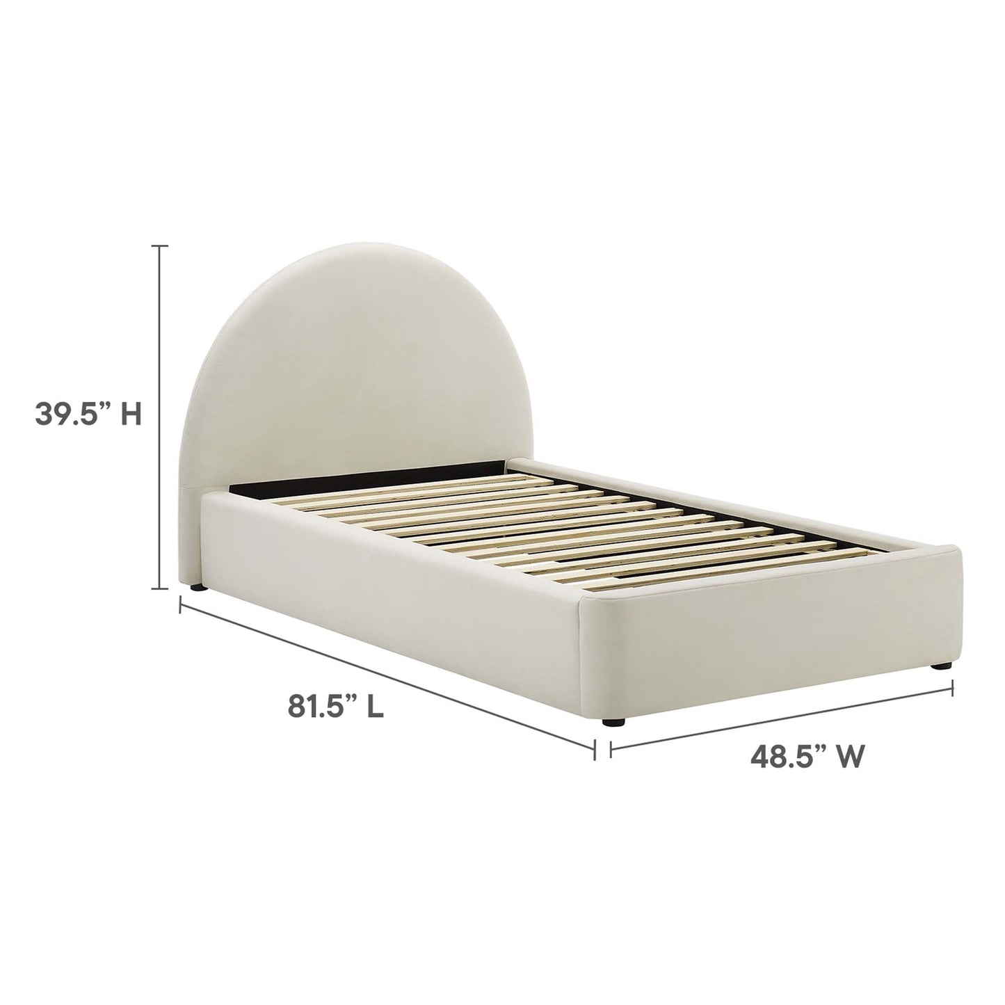 Modway Performance Arched Twin Platform Bed