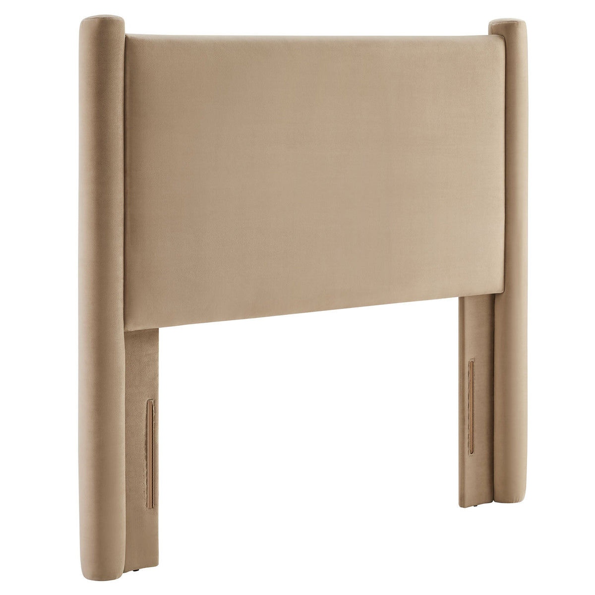 Rael Performance Velvet Twin Headboard beige velvet padded panel by Modway on Tampa Home & Garden Store