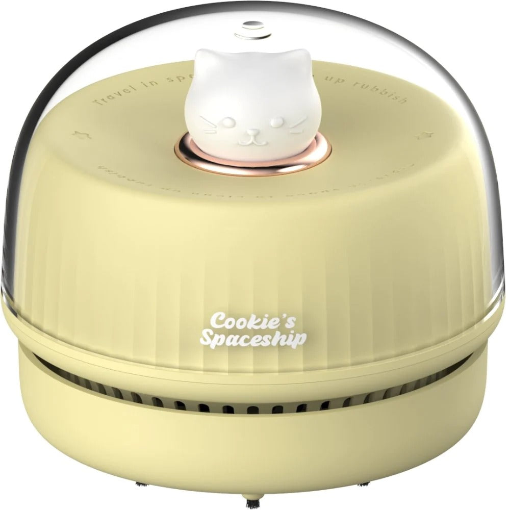 A Cute Kitty Desktop Vacuum For Home And Desk