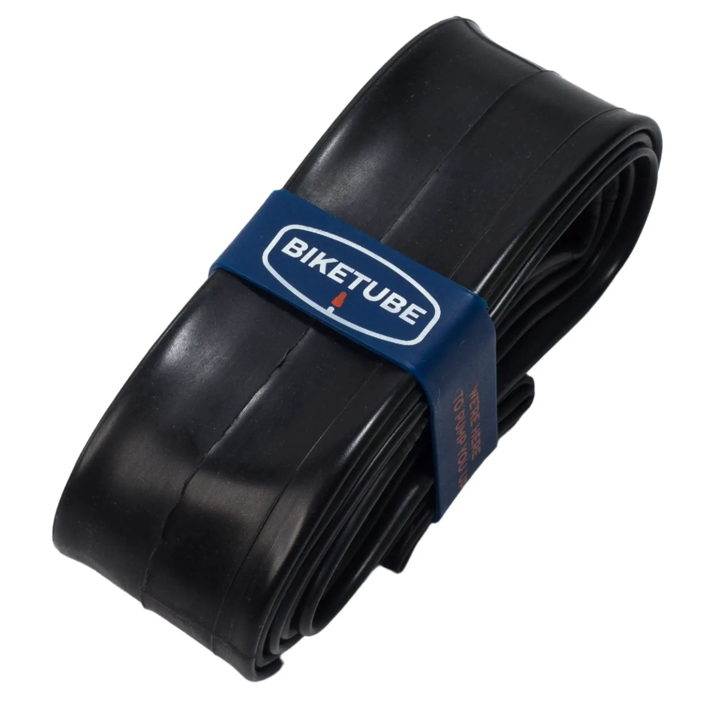 Butyl MTB Tube 29in with 48mm Presta valve, black rolled tube with blue Biketube Brand label on Tampa Home & Garden Store