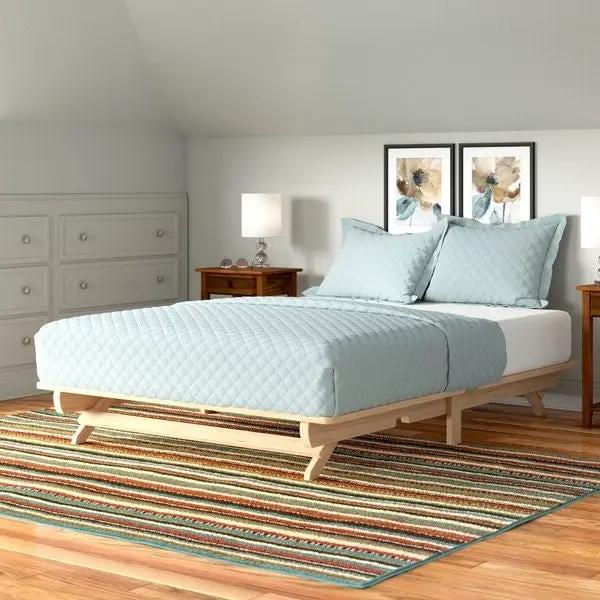 Farmhouse Queen Size Solid Wood Platform Bed Made in USA - Tampa Home & Garden Store