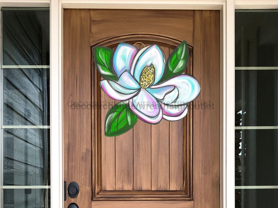 Magnolia Sign, Louisiana Sign, wood sign, DECOE-W-225, 22" Door Hanger - Tampa Home & Garden Store