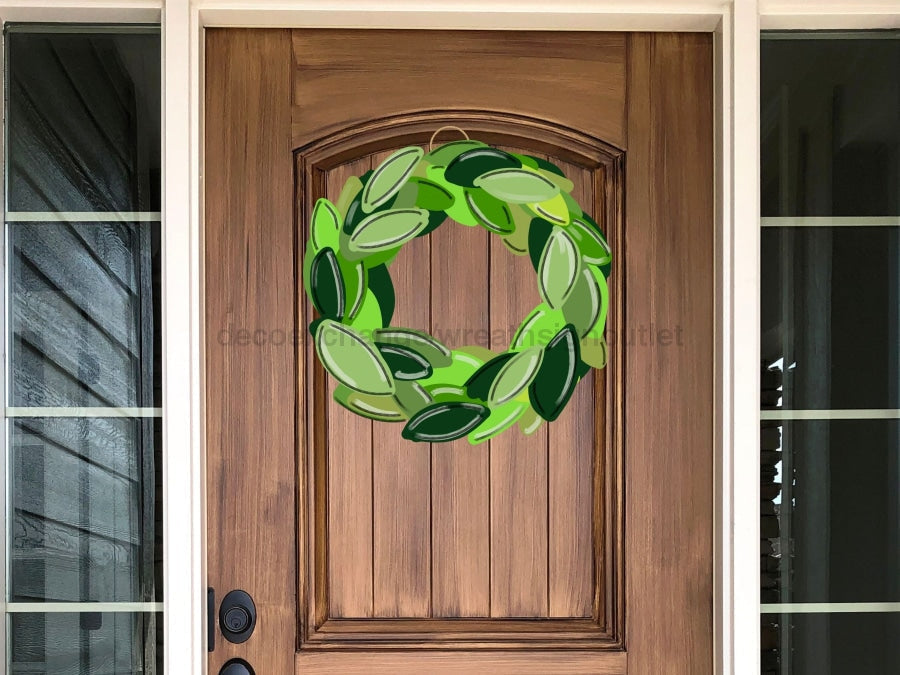 Magnolia Wreath, Magnolia sign, wood sign, DECOE-W-224, 22" Door Hanger - Tampa Home & Garden Store