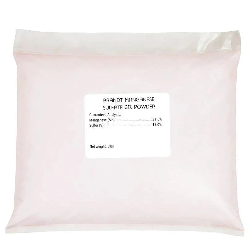 Manganese sulfate 31% powder fertilizer 5 lb bag by Grow Organic for plants on Tampa Home & Garden Store