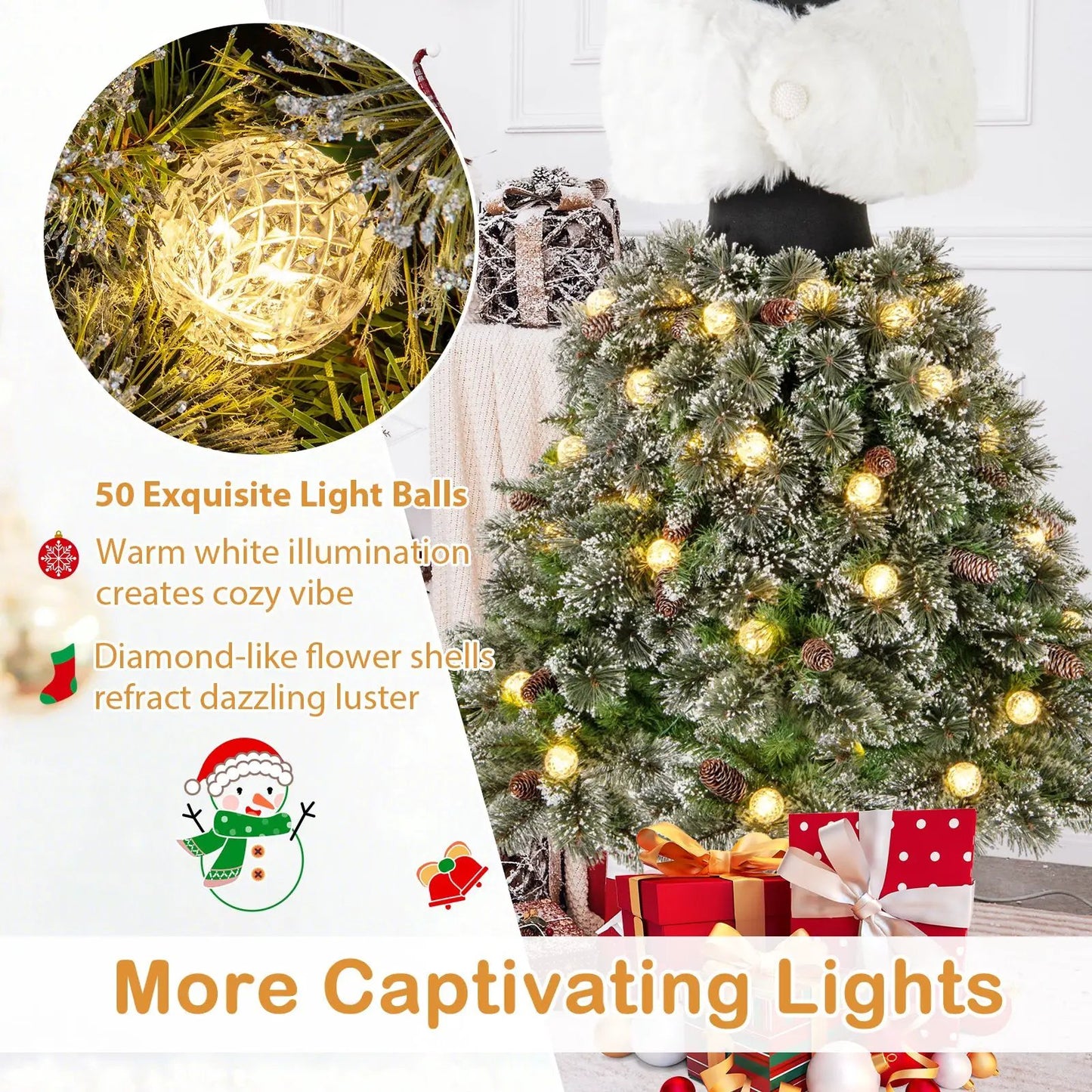 5 ft prelit mannequin tree with 465 tips, warm white LEDs, DirectDeals on Tampa Home & Garden Store