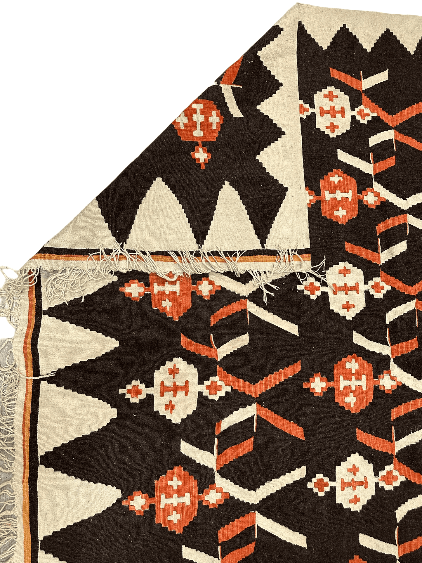 Masterpiece Large Vintage minimalistic Karabakh Kilim 7’5” x 11’ - Tampa Home & Garden Store