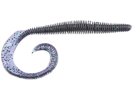 GrandeBass Megatail Rattlesnake Bass Lure with Wedge Tail, 8-inch purple glitter soft plastic on Tampa Home & Garden Store