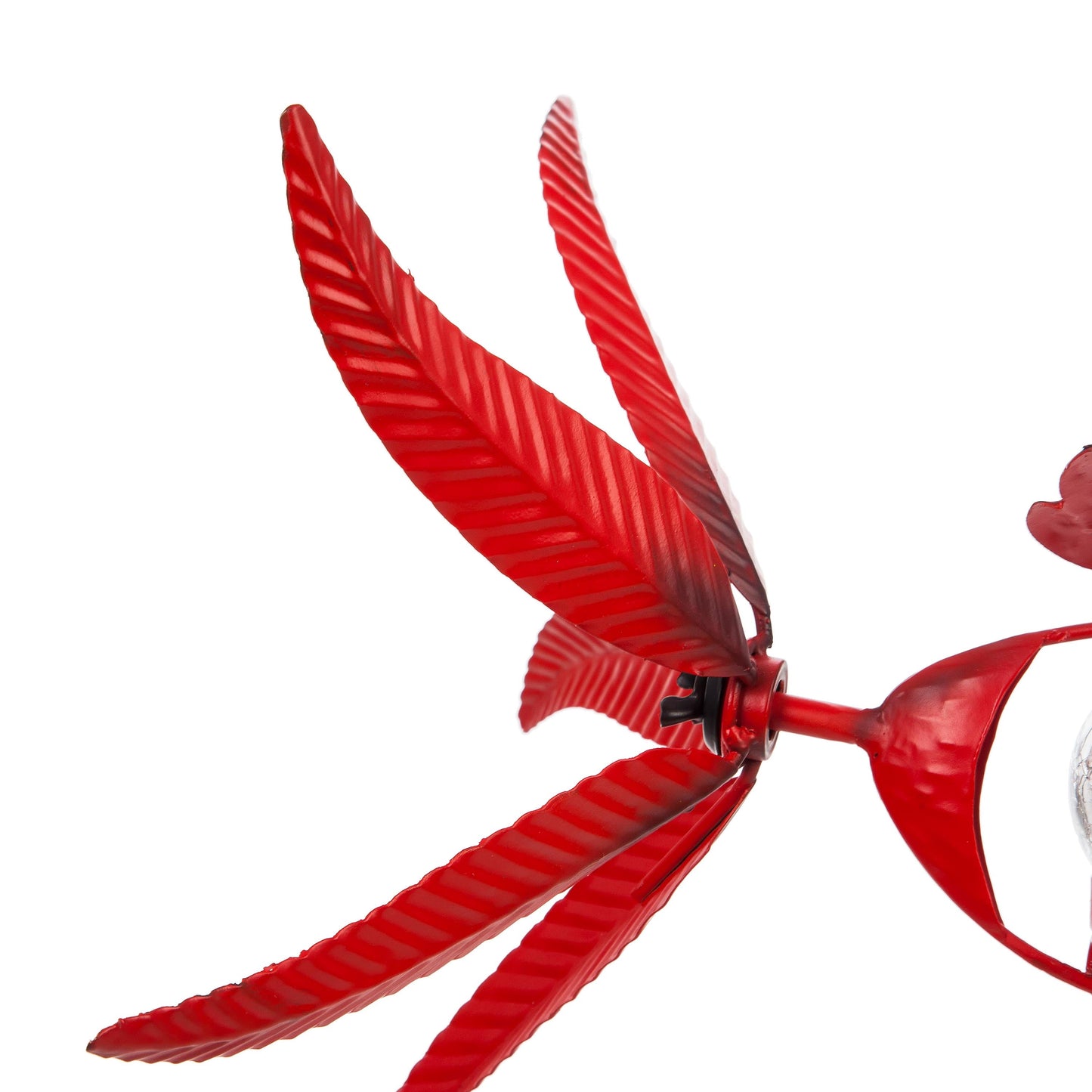 Memorial Mobile, Solar Cardinal Metal Wind Spinner with Glass Orb - Tampa Home & Garden Store