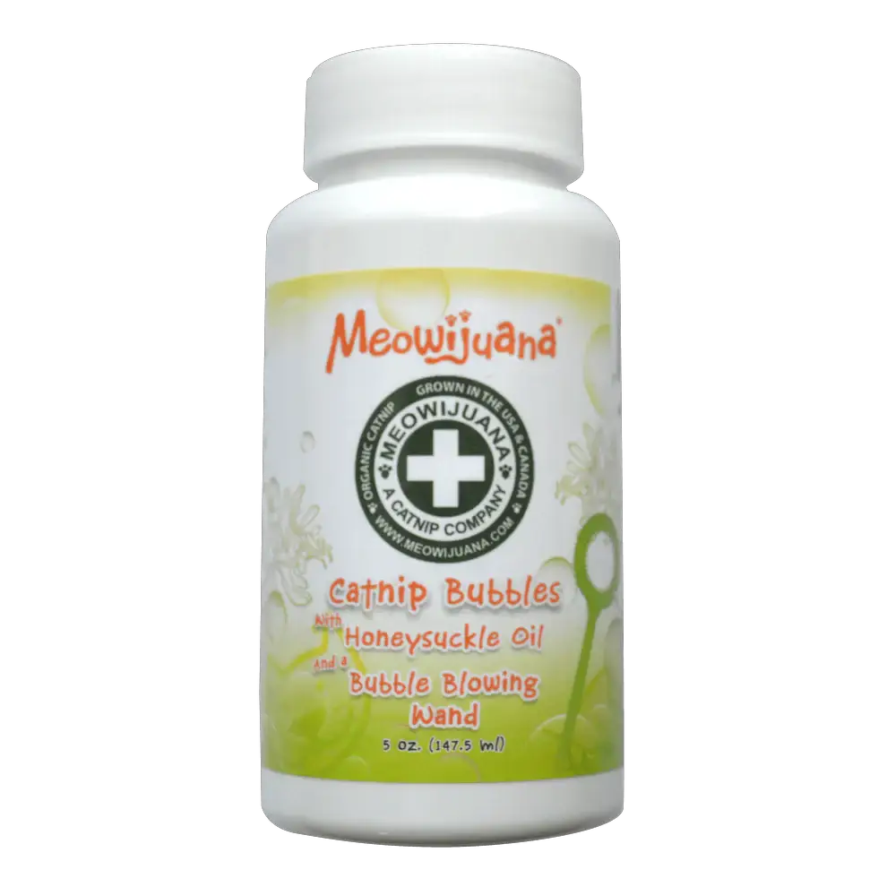 Meowijuana Catnip W/ Honeysuckle Bubbles - 5oz - Tampa Home & Garden Store